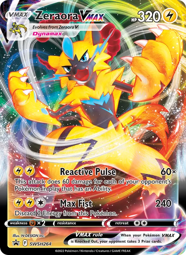 Zeraora VMAX (SCSC Promokarten SWSH264)