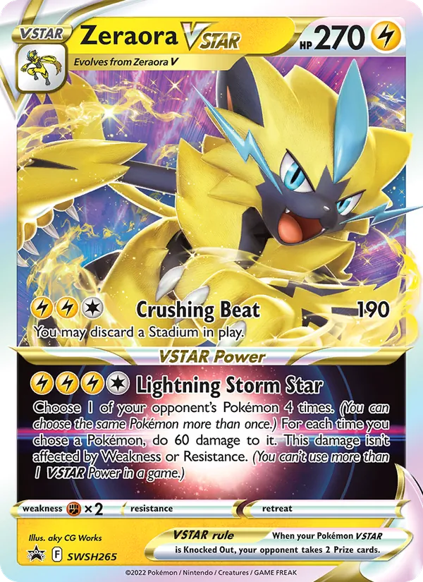 Zeraora VSTAR (SCSC Promokarten SWSH265)