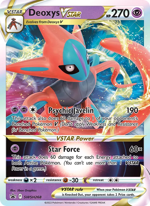 Deoxys VSTAR (SCSC Promokarten SWSH268)