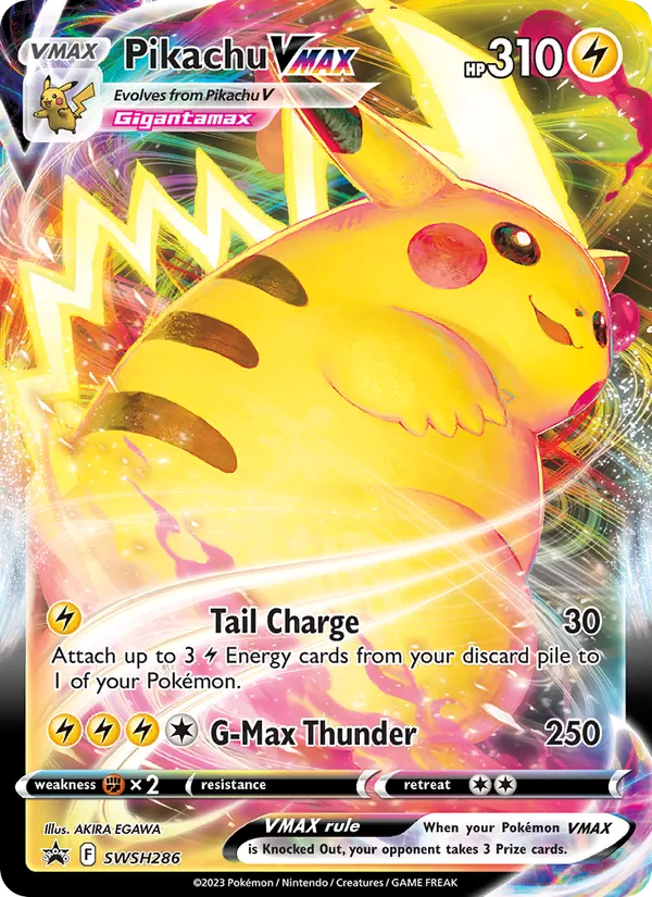 Pikachu VMAX (SCSC Promokarten SWSH286)